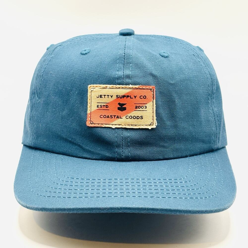 Jetty Supply Co SnapBack Hat Cap Teal Blue Coastal Goods